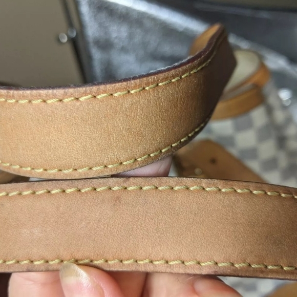 Auth Louis Vuitton Azur Hampstead MM adjustable straps - Picture 5 of 12